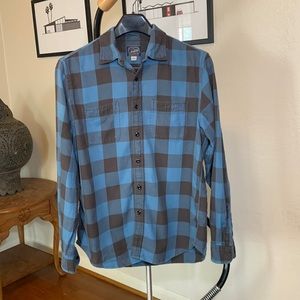 J. Crew Plaid Flannel Long Sleeve Shirt Men's XL
